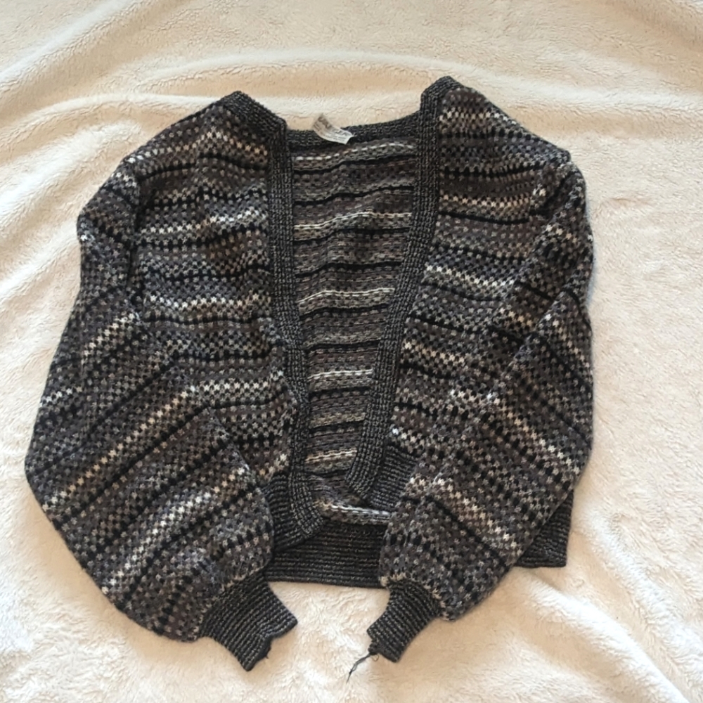 Vintage Wool Cropped Cardigan